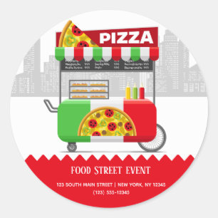 Pizza Ronde Sticker