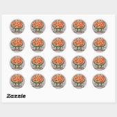 Pizza Ronde Sticker (Vel)