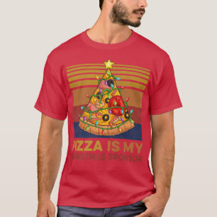 Pizza S voor mannen Kinder kerstvizier T-shirt