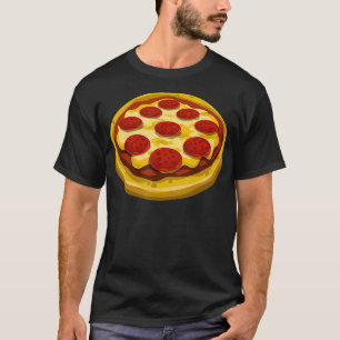 Pizza Salami Kaas Pepperoni Liefhebber Gift Pizza  T-shirt