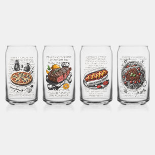 Pizza schets van CallisC Arts Blikvorm Glas