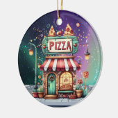 PIZZA Shop Keramisch Ornament (Links)
