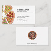 Pizza Shop Visitekaartje (Voorkant / Achterkant)