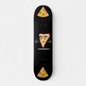 PIZZA SKATEBOARDS BLACK SKATEBOARD DECK (Voorkant)