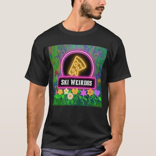 Pizza Ski Weirdos OG T-Shirt (Devant)