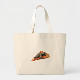 Pizza Slaoth Grote Tote Bag