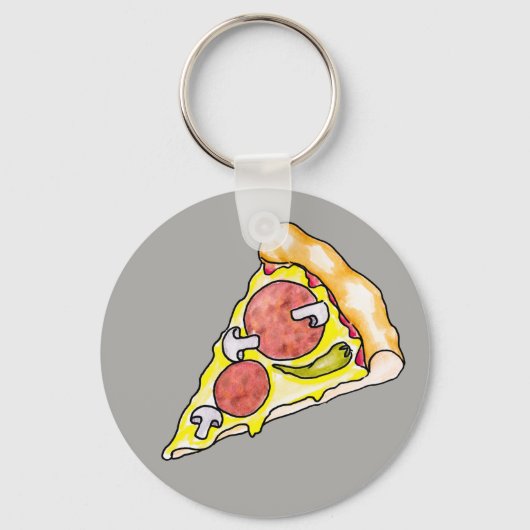 Pizza Sleutelhanger (Voorkant)