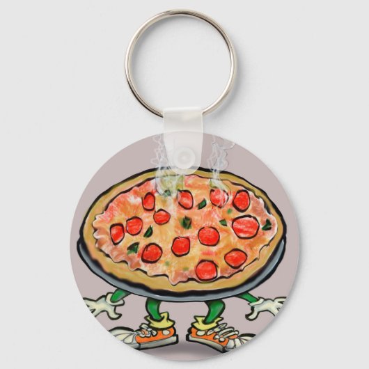 Pizza Sleutelhanger (Voorkant)