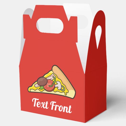 Pizza slice bedankdoosjes (Geopend)