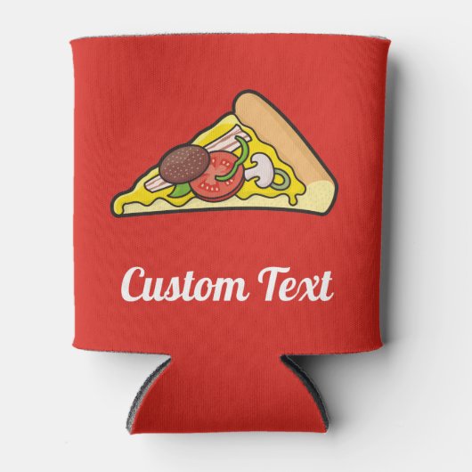 Pizza Slice Blikjeskoeler (Voorkant)