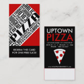 pizza slice coupon (wordWEBs) (Voorkant / Achterkant)
