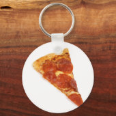 Pizza Slice - een stukje Pizza Sleutelhanger (Voorkant)