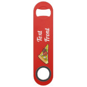 Pizza slice-flesopener speed flessenopener (Voorkant)