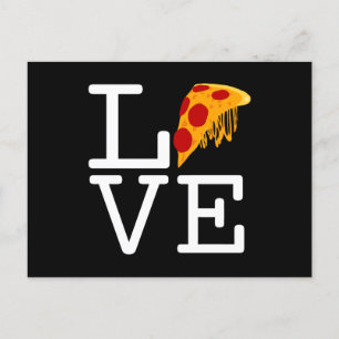 Pizza Slice Liefde Briefkaart