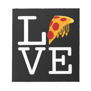 Pizza Slice Liefde Notitieblok