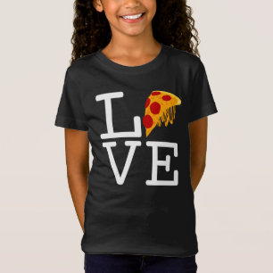 Pizza Slice Liefde T-shirt