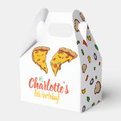 Pizza, Slice of Birthday fun, kawaii Bedankdoosjes (Voorkant Zijde)