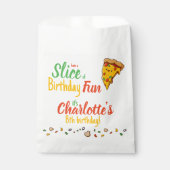 Pizza, Slice of Birthday fun, kawaii Bedankzakje (Voorkant)