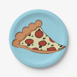 Pizza slice-papier bord