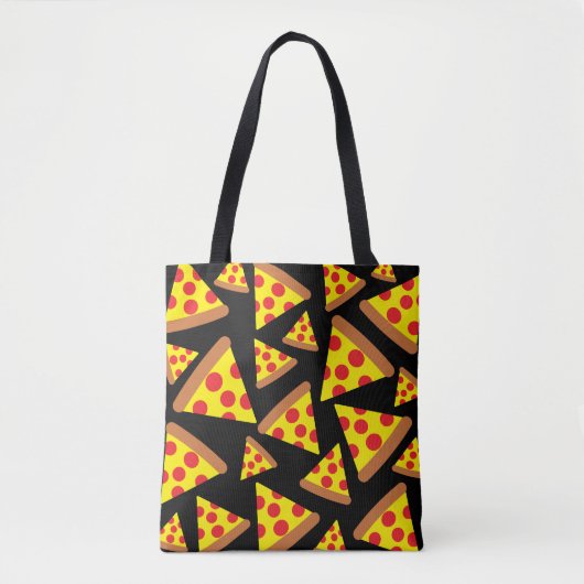 Pizza slice-patroon draagtas (Voorkant)
