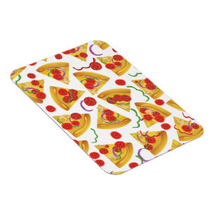 Pizza Slice Patroon Magneet