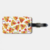 Pizza Slice Pattern Bagagelabel (Achterkant horizontaal)