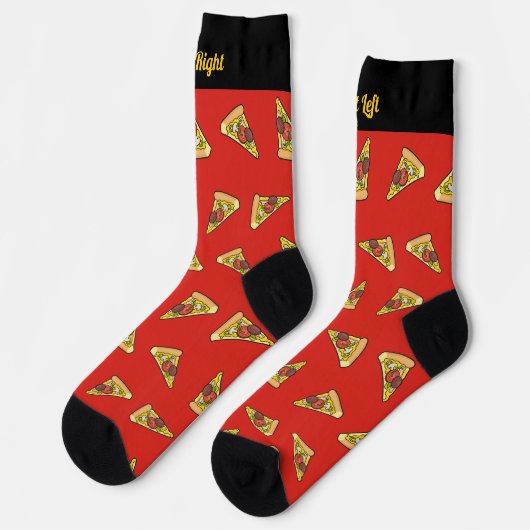 Pizza Slice Pattern Socks Sokken (Links)