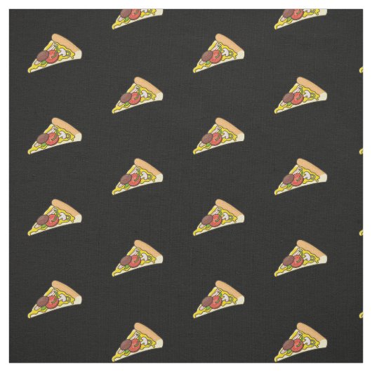 Pizza Slice Pattern Stof (Swatch)
