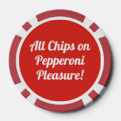 Pizza slice poker chips (Achterkant)