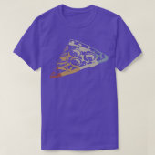 Pizza Slice Retro Style  Premium T-shirt (Design voorkant)