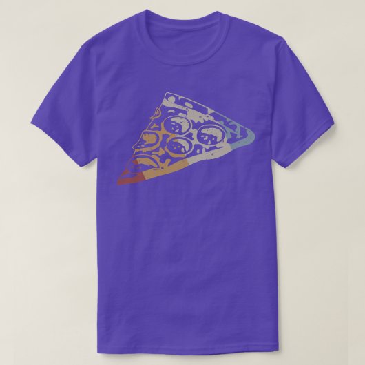 Pizza Slice Retro Style  Premium T-shirt (Design voorkant)