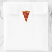 Pizza Slice Ronde Sticker (Tas)