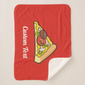 Pizza Slice Sherpa Blanket Sherpa Deken (Voorkant)