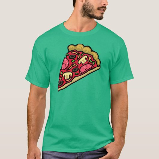 Pizza slice t-shirt (Voorkant)
