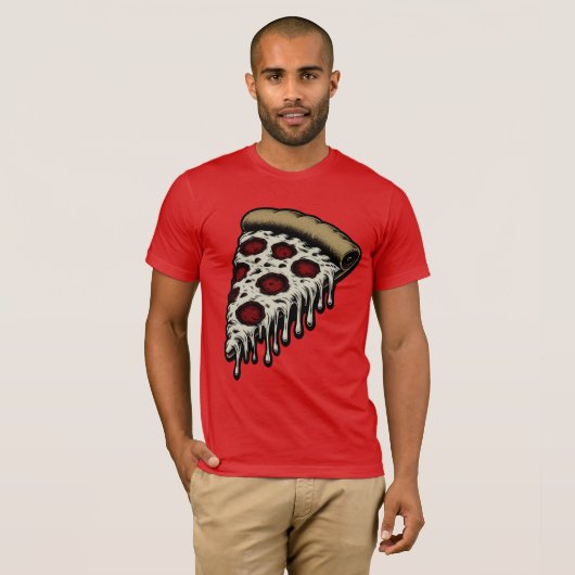 Pizza Slice T-shirt (Voorkant volledig)