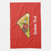 Pizza Slice Towel Theedoek (Verticaal)