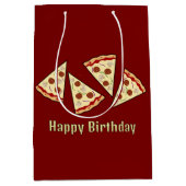 Pizza Slices Design Gift Bag Medium Cadeauzakje (Voorkant)