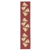 Pizza Slices Design Korte Tafelloper (Voorkant)