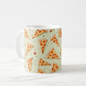 Pizza Slices Pattern Koffiemok (Voorkant links)