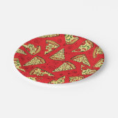 Pizza Slices Pattern Papieren Bordje (Gekanteld)