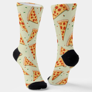 Pizza Slices Pattern Sokken