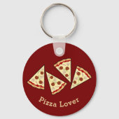 Pizza Slices Sleutelhanger (Voorkant)