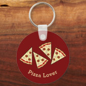 Pizza Slices Sleutelhanger (Voorkant)