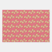 Pizza Slices Tiled Design Inpakpapier Vel (Voorkant 3)
