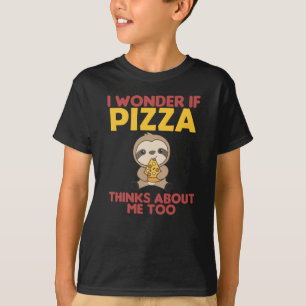 Pizza Sloth Pizza Lover Funny Gezegde T-shirt