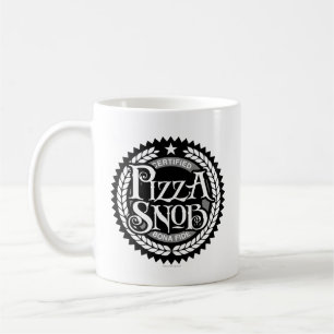 Pizza Snob - grappige pizza liefhebber Koffiemok