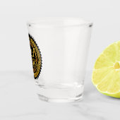 Pizza Snob - grappige pizza liefhebber Shot Glas (Rechts)