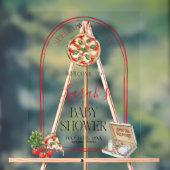 Pizza Special Delivery Baby Shower Welcome  (Neutre)