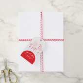 Pizza speciale levering Baby shower Cadeaulabel (Met Touw)