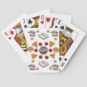 Pizza speelkaartendek pokerkaarten